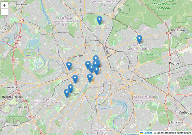 Mapa de Moscú: Guía de Barrios y los 30 Lugares Imprescindibles